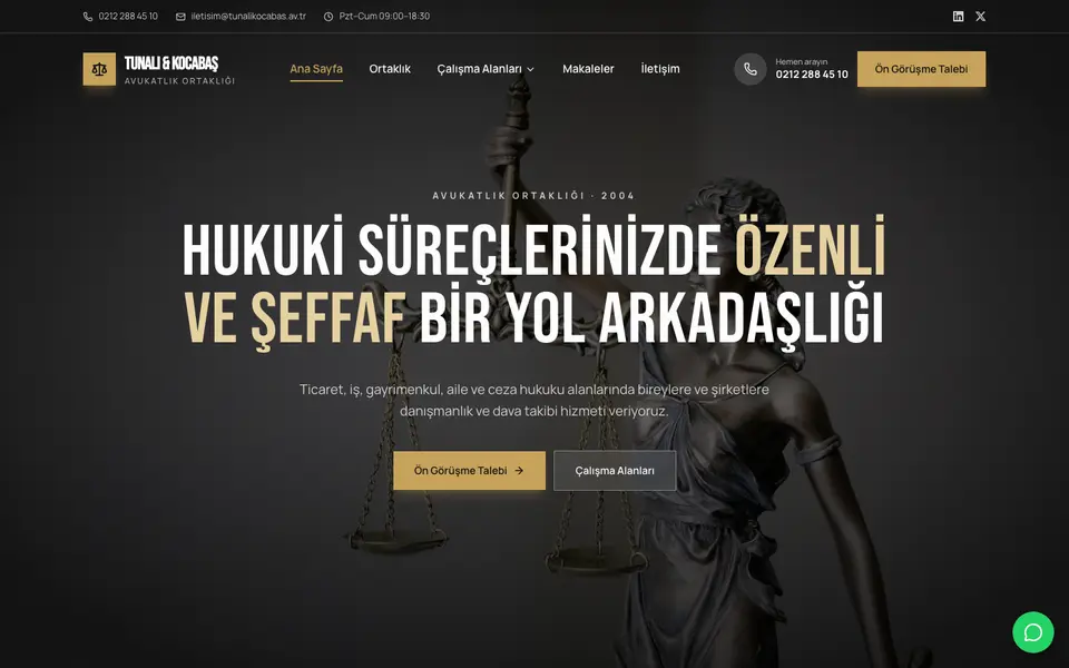 Hukuk Bürosu · Sinema şablonu