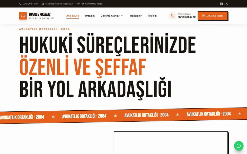 Hukuk Bürosu · Sokak şablonu