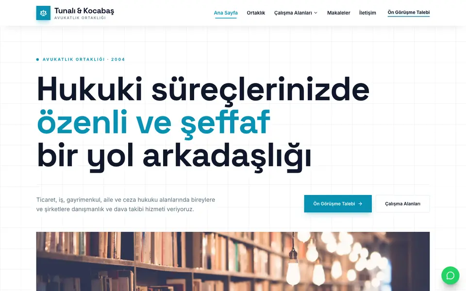 Hukuk Bürosu · Teknik şablonu