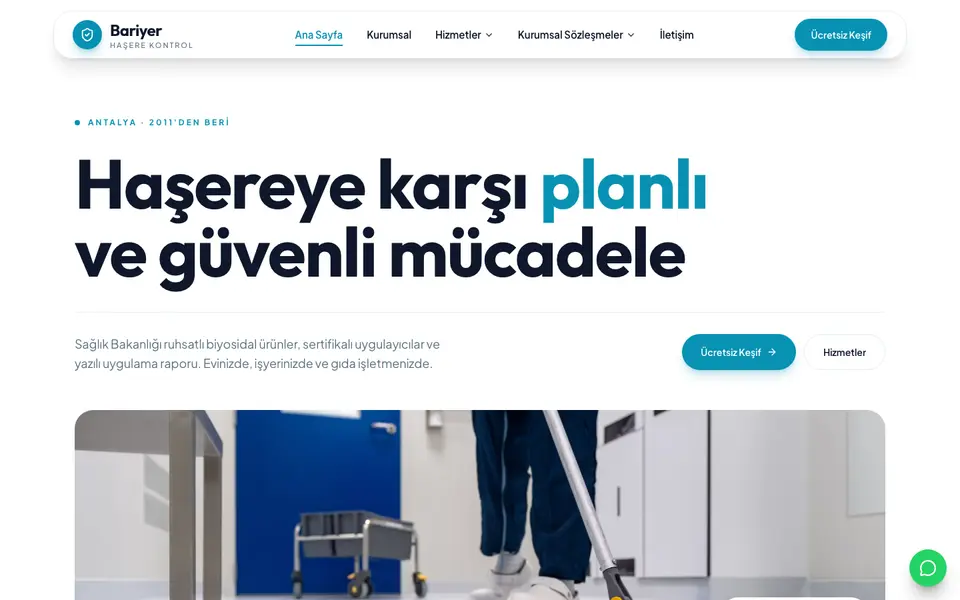 İlaçlama · Canlı şablonu