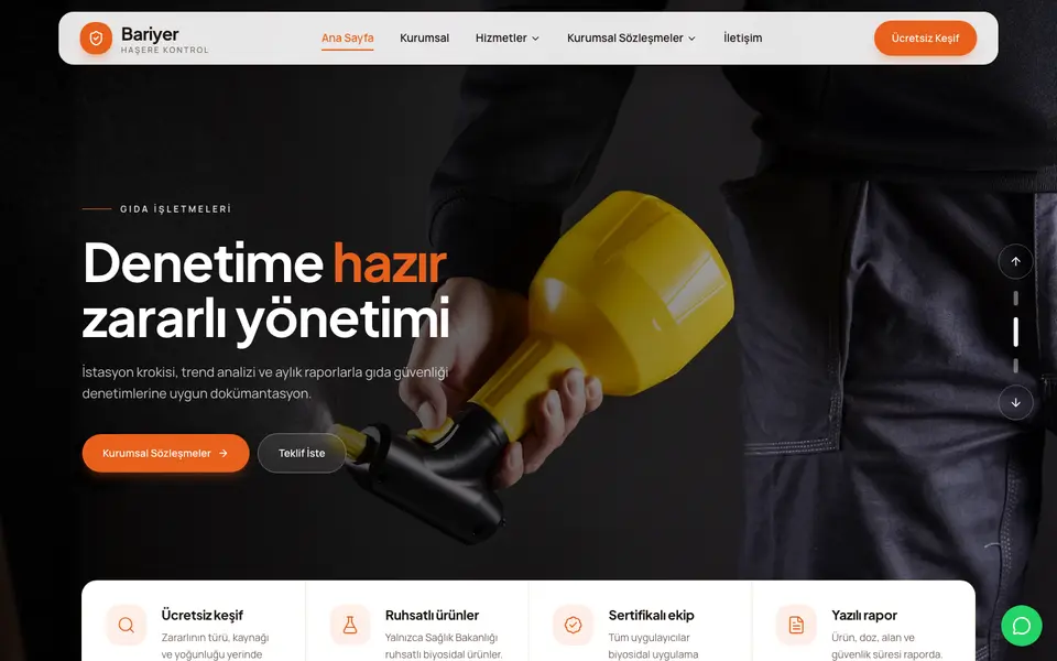 İlaçlama · Dinamik şablonu