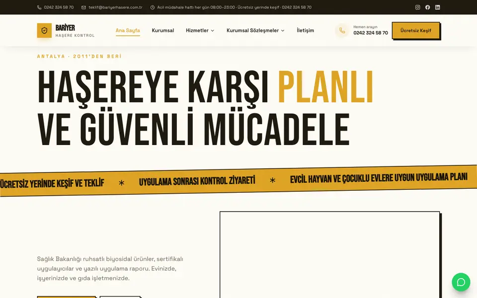 İlaçlama · Sokak şablonu