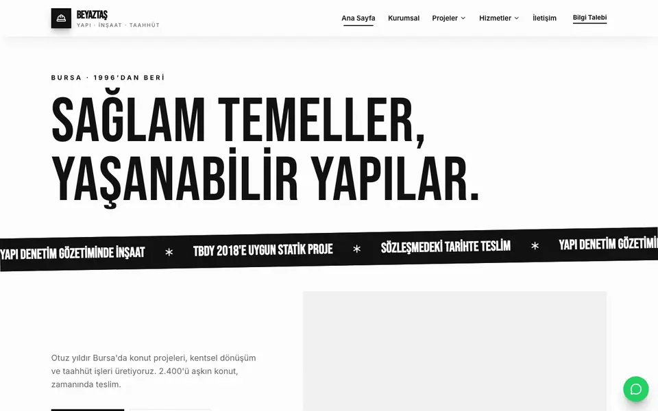 İnşaat & Müteahhitlik · Poster şablonu