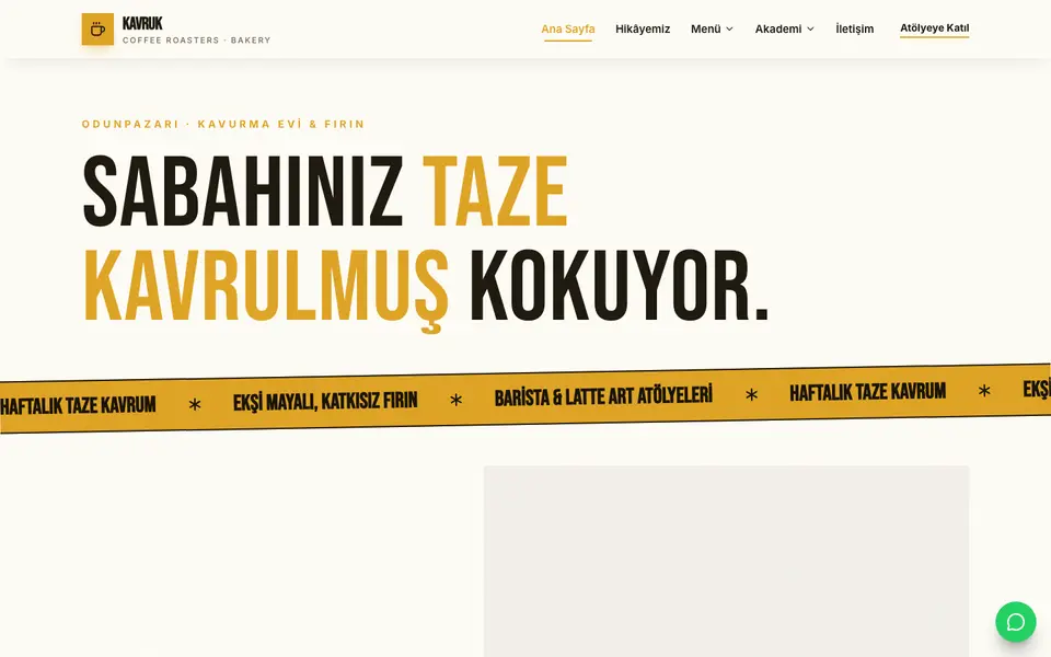 Kafe & Fırın · Poster şablonu