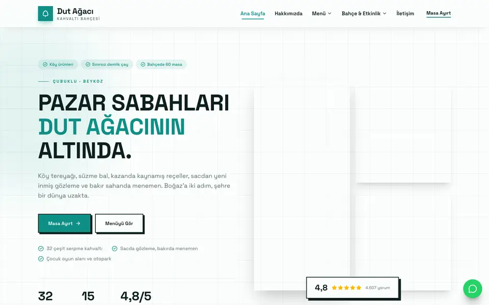 Kahvaltı Salonu · Brutal şablonu