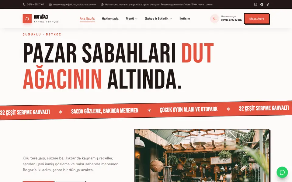 Kahvaltı Salonu · Sokak şablonu
