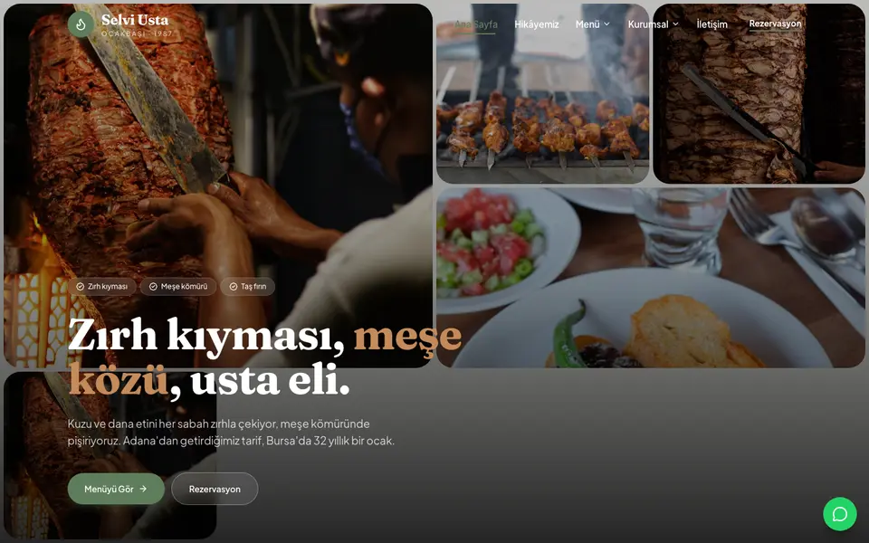 Kebapçı & Ocakbaşı · Bahar şablonu