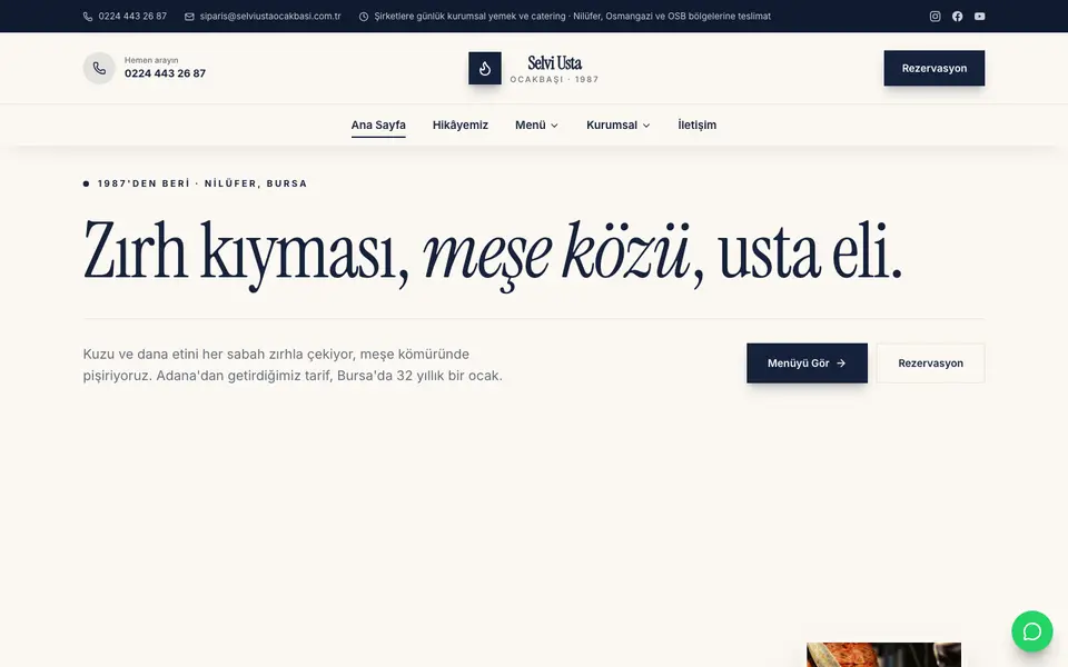 Kebapçı & Ocakbaşı · Gazete şablonu