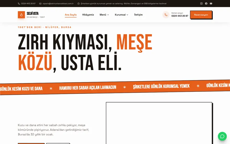 Kebapçı & Ocakbaşı · Sokak şablonu