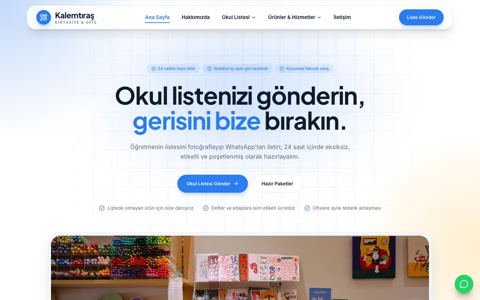 Kırtasiye · Kristal şablonu