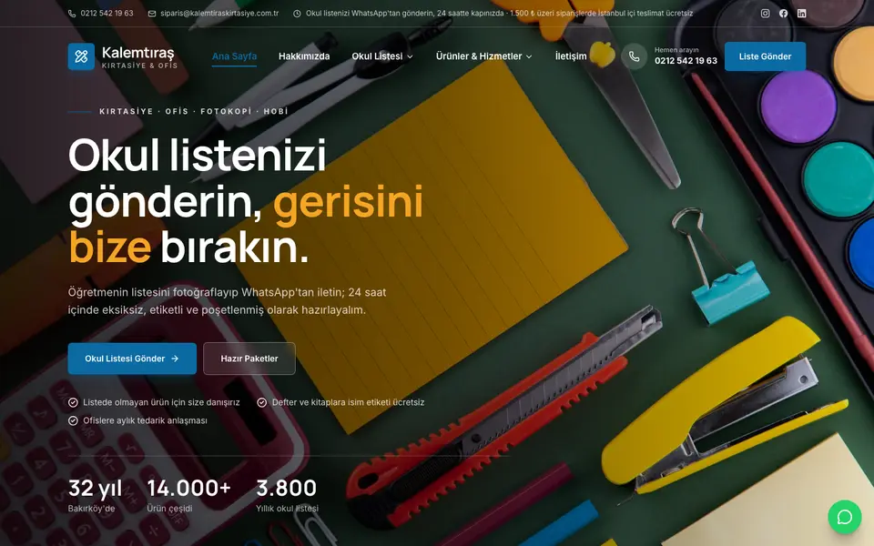 Kırtasiye · Kurumsal şablonu