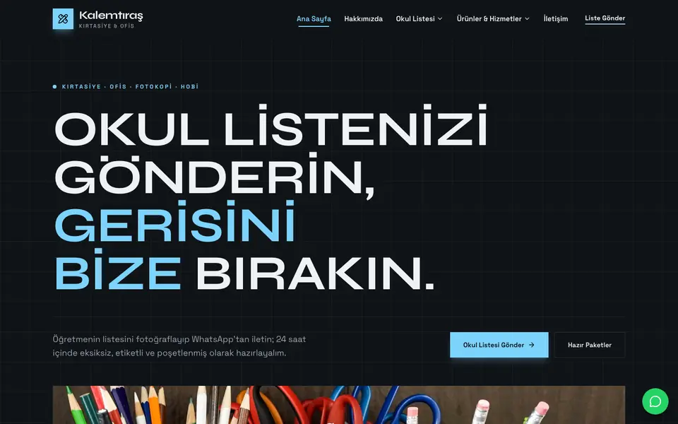 Kırtasiye · Monokrom şablonu