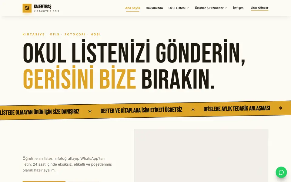 Kırtasiye · Poster şablonu