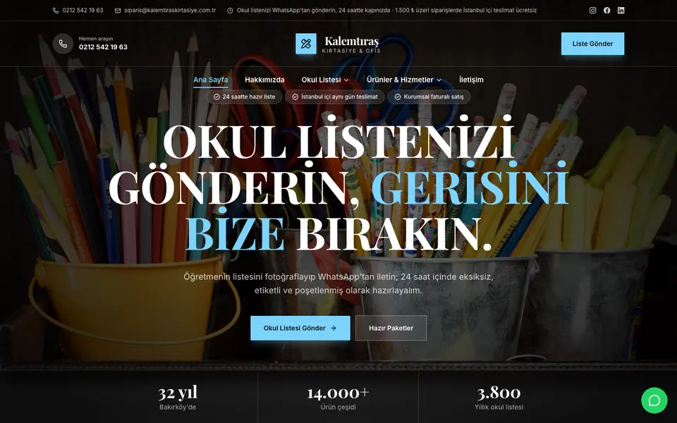 Kırtasiye · Prestij şablonu