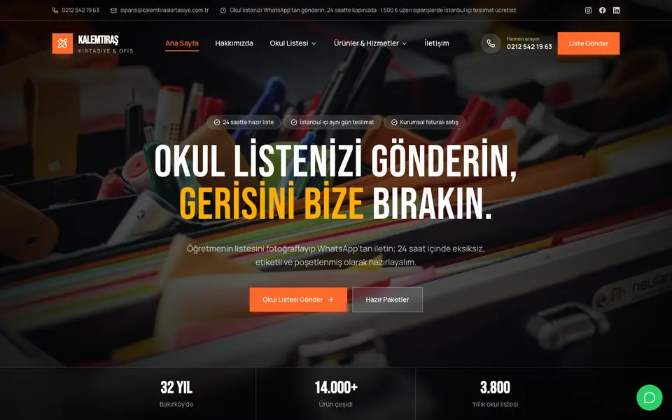 Kırtasiye · Sinema şablonu
