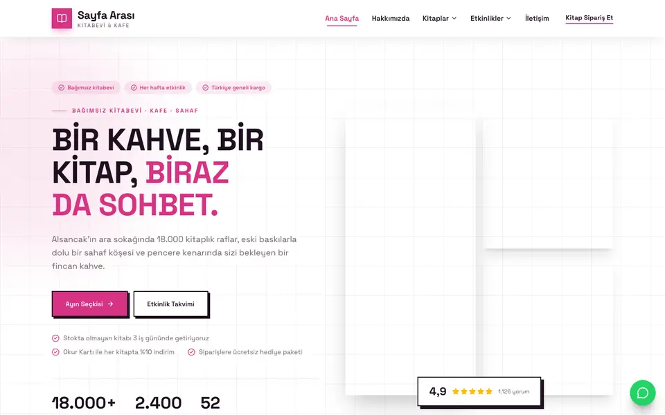 Kitabevi · Brutal şablonu