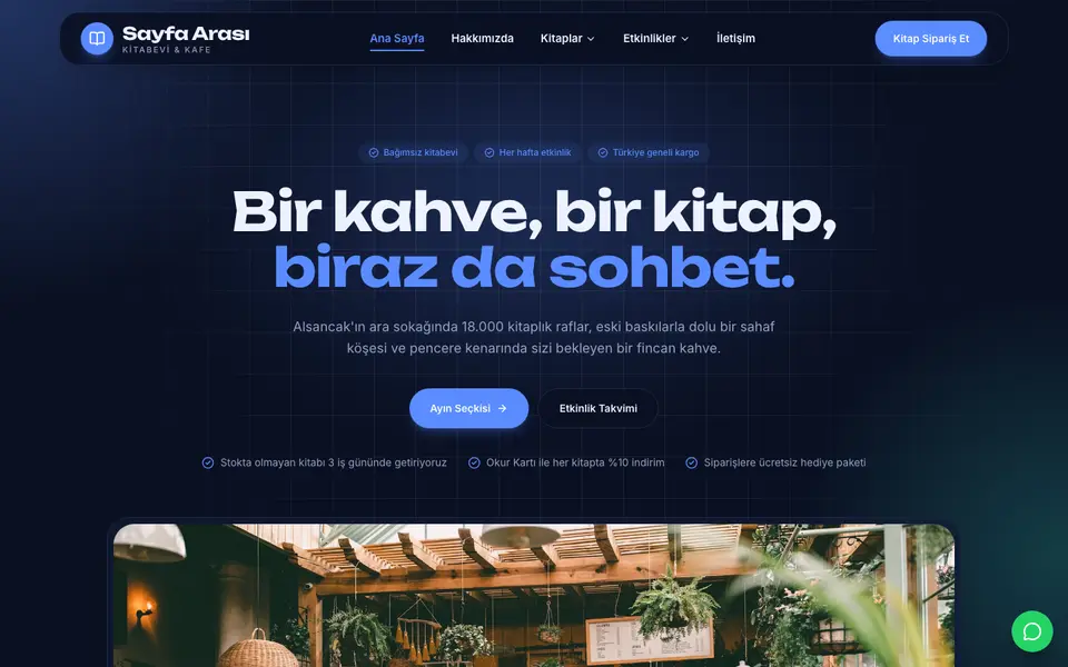 Kitabevi · Cam şablonu