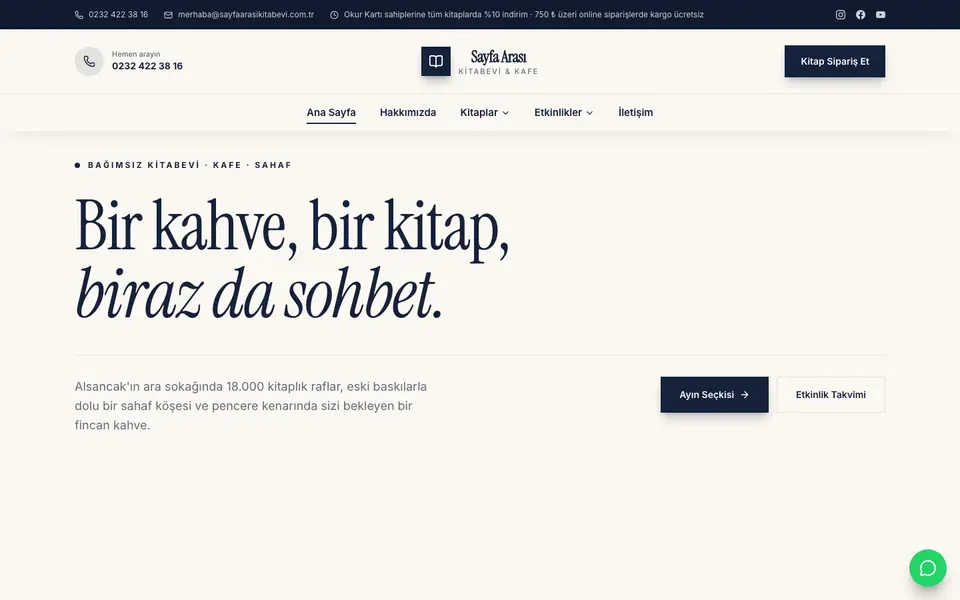 Kitabevi · Gazete şablonu