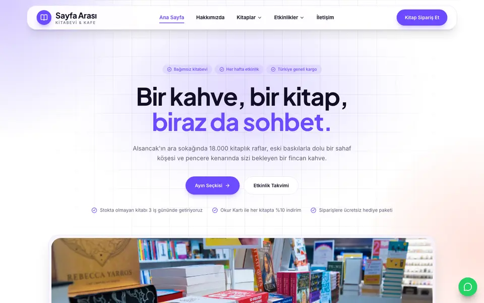 Kitabevi · Kristal şablonu