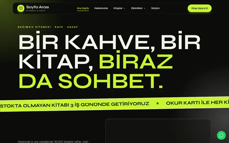 Kitabevi · Neon şablonu