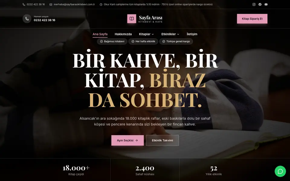 Kitabevi · Prestij şablonu