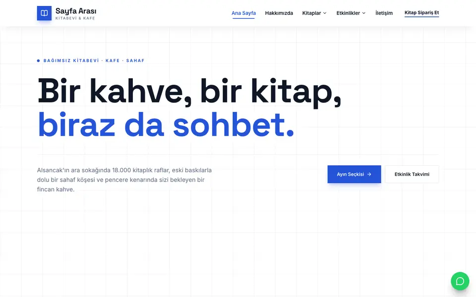 Kitabevi · Teknik şablonu