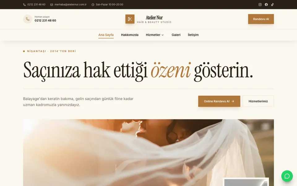 Kuaför & Güzellik · Gazete şablonu