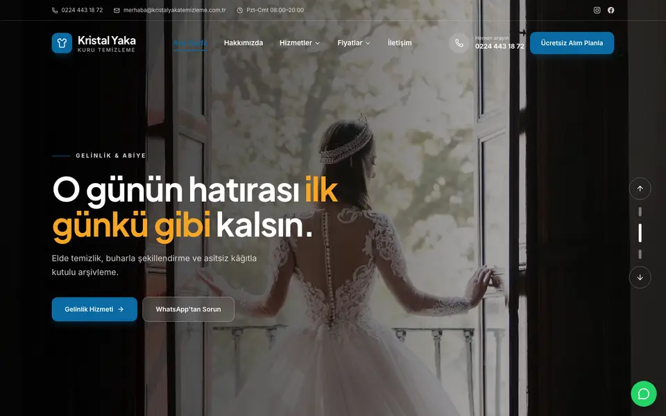 Kuru Temizleme · Klasik şablonu