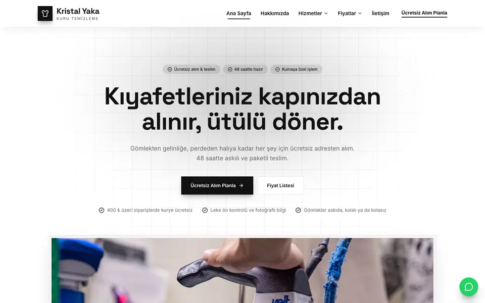 Kuru Temizleme · Minimal şablonu
