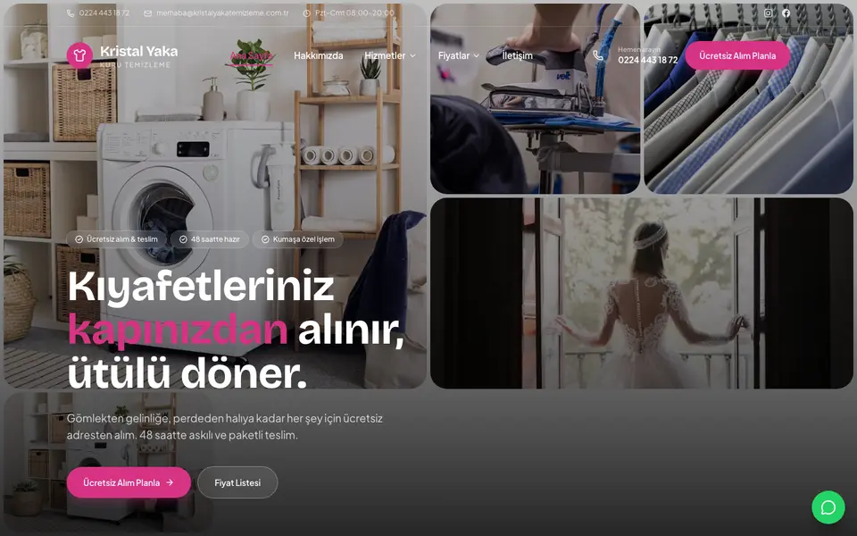 Kuru Temizleme · Mozaik şablonu