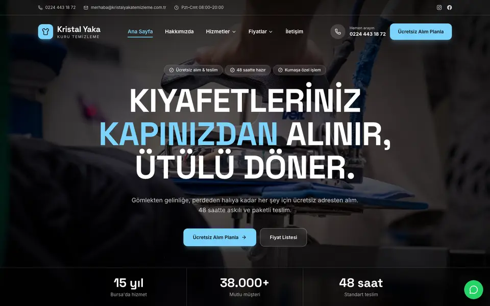 Kuru Temizleme · Sahne şablonu