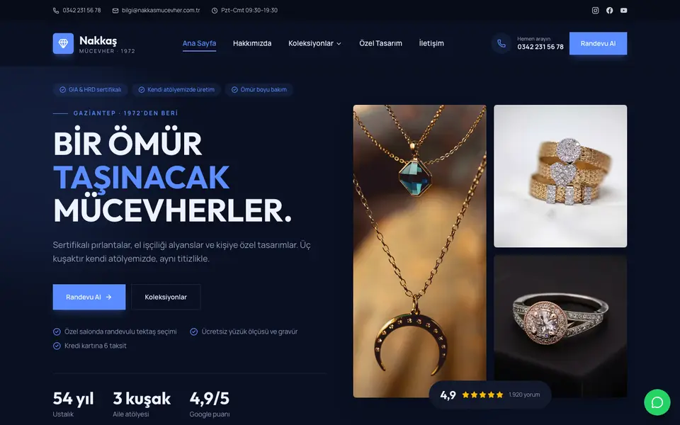 Kuyumcu · Cesur şablonu