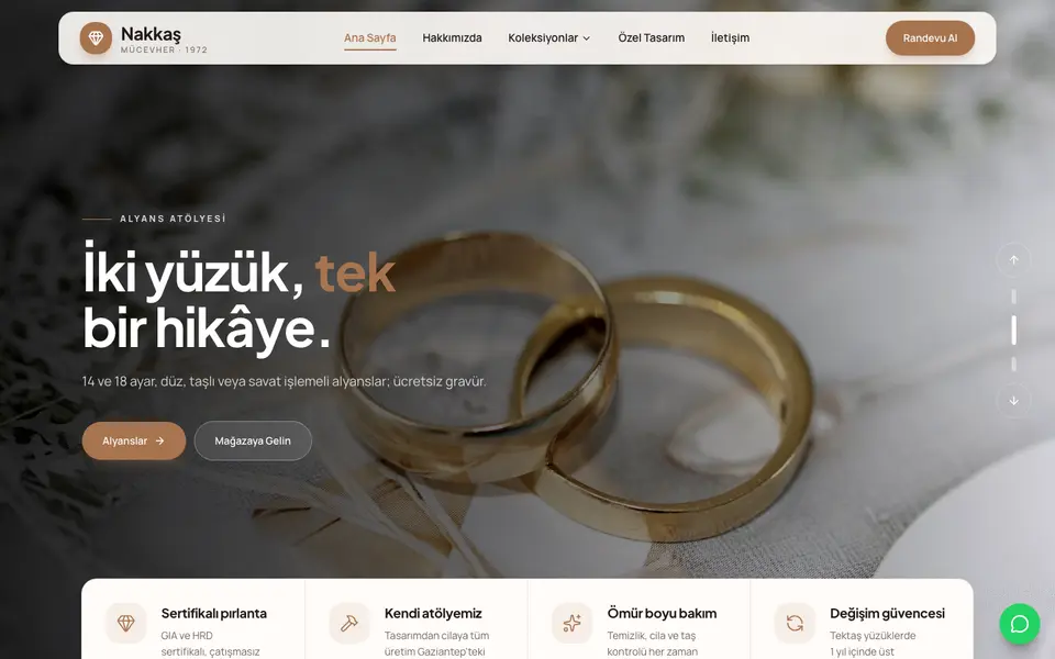 Kuyumcu · Dinamik şablonu