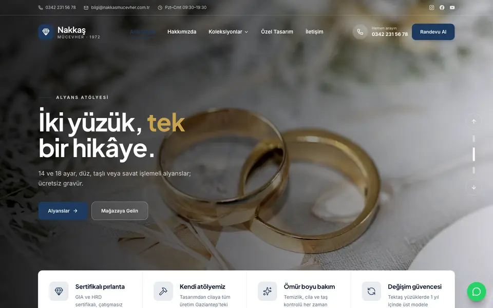 Kuyumcu · Klasik şablonu