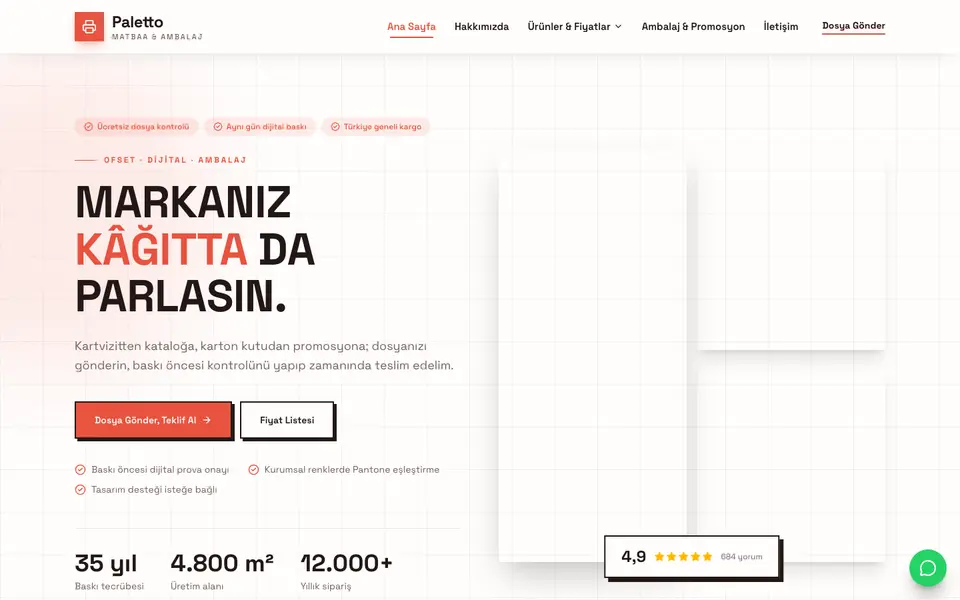 Matbaa · Brutal şablonu