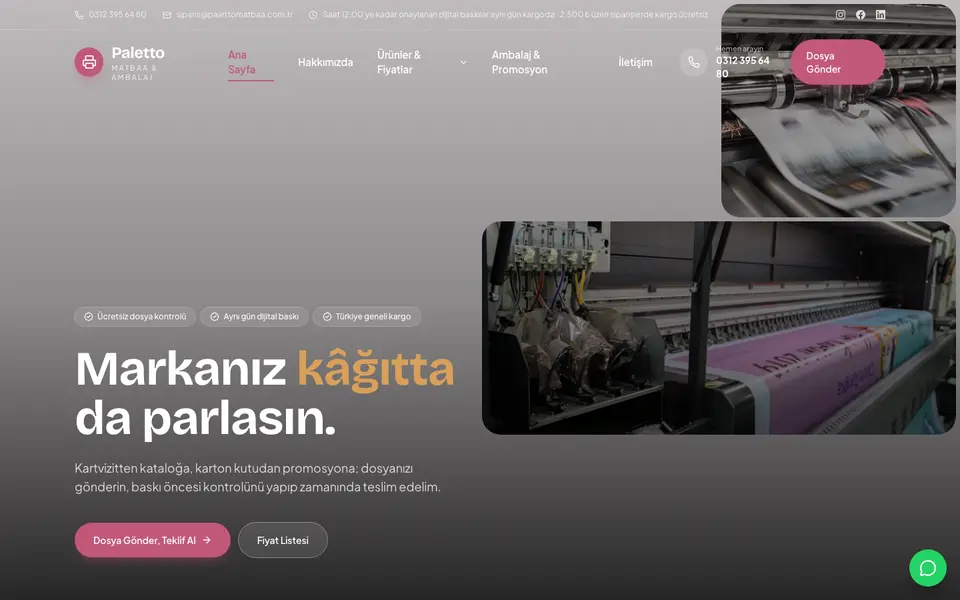 Matbaa · Mozaik şablonu