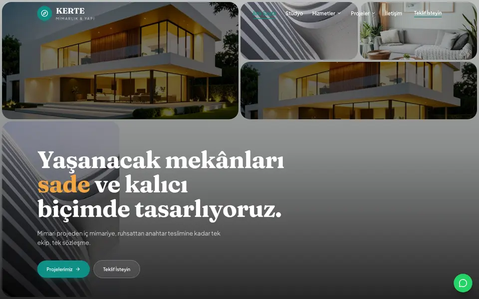 Mimarlık & İnşaat · Bahar şablonu
