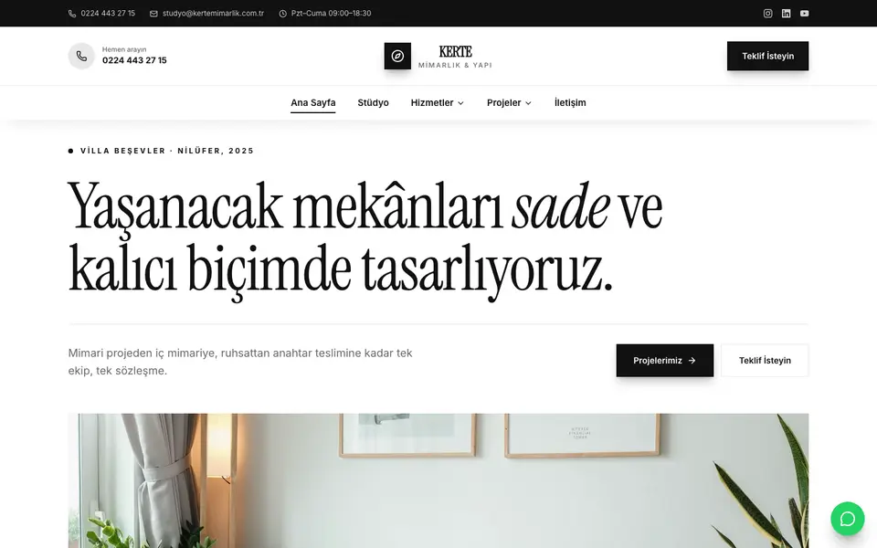 Mimarlık & İnşaat · Gazete şablonu
