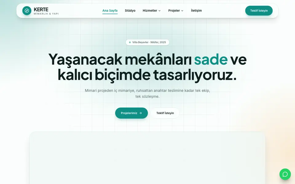 Mimarlık & İnşaat · Kristal şablonu