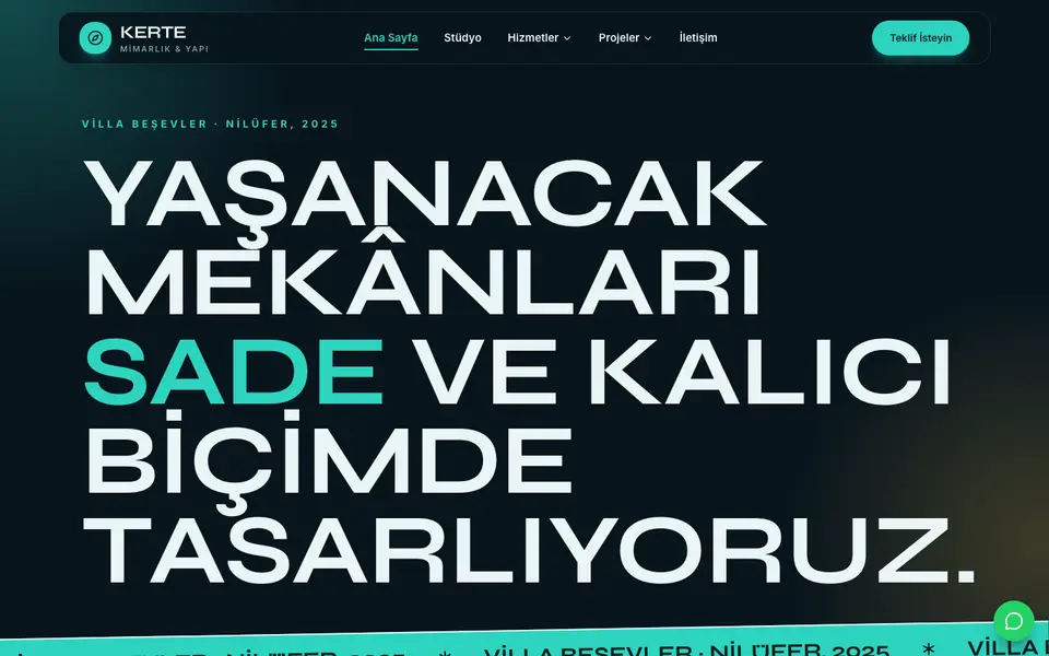 Mimarlık & İnşaat · Neon şablonu