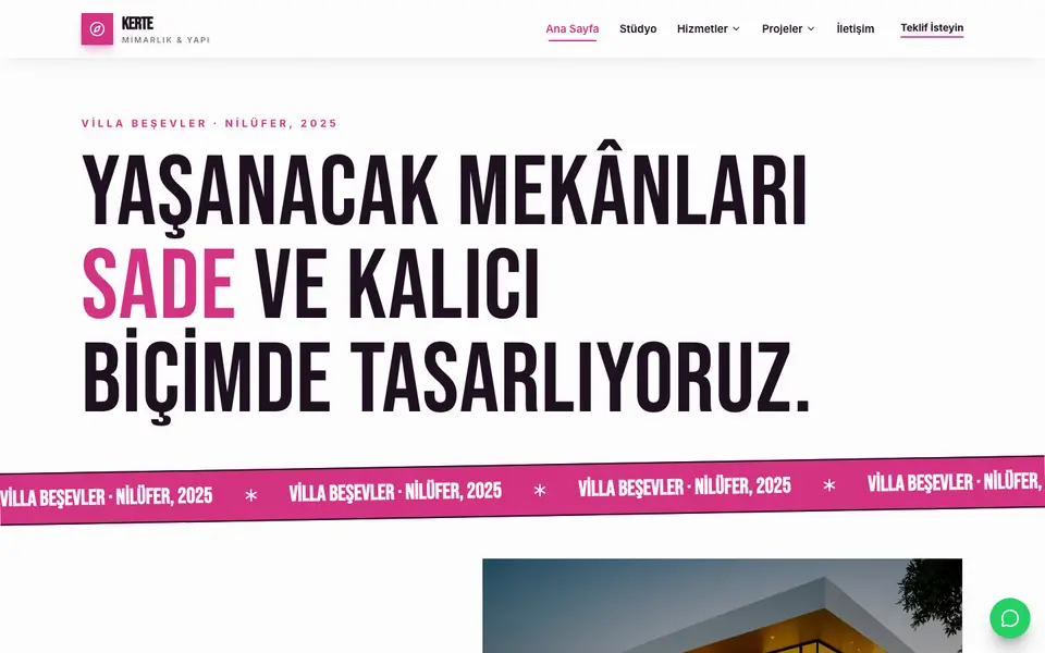 Mimarlık & İnşaat · Poster şablonu