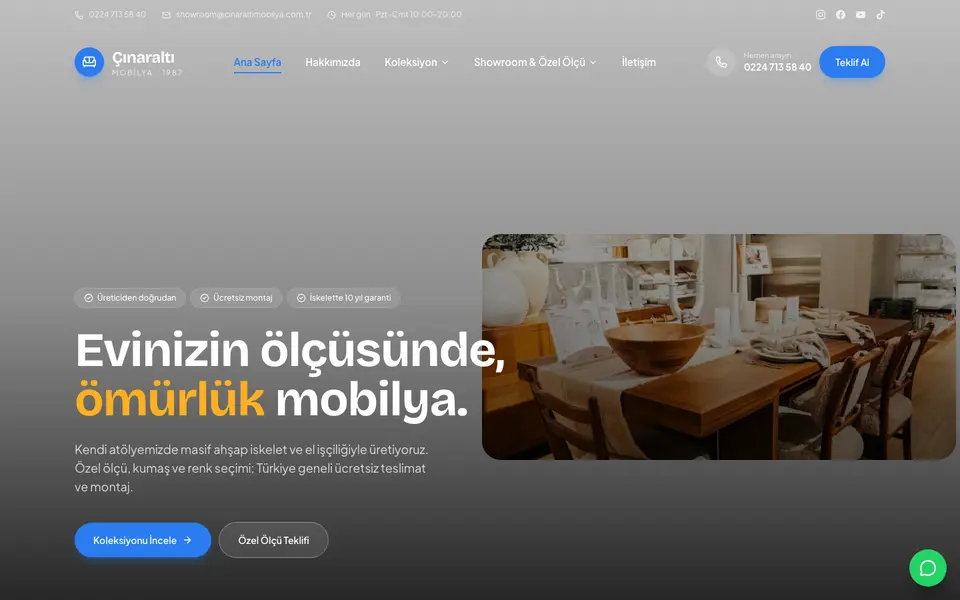 Mobilya · Mozaik şablonu