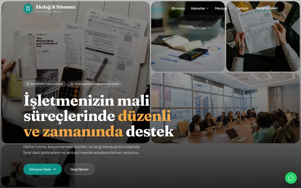 Mali Müşavirlik · Bahar şablonu