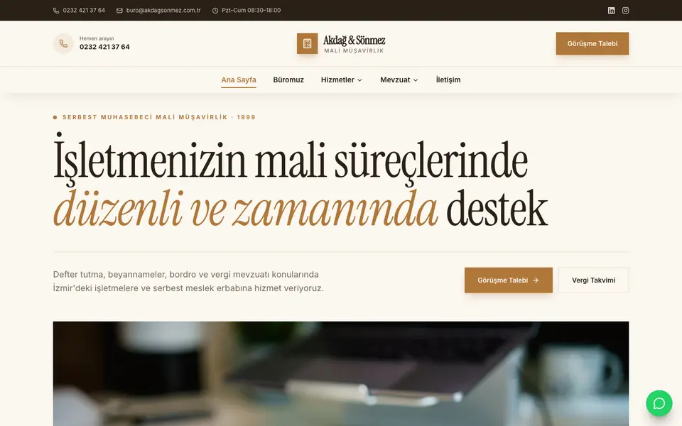 Mali Müşavirlik · Gazete şablonu