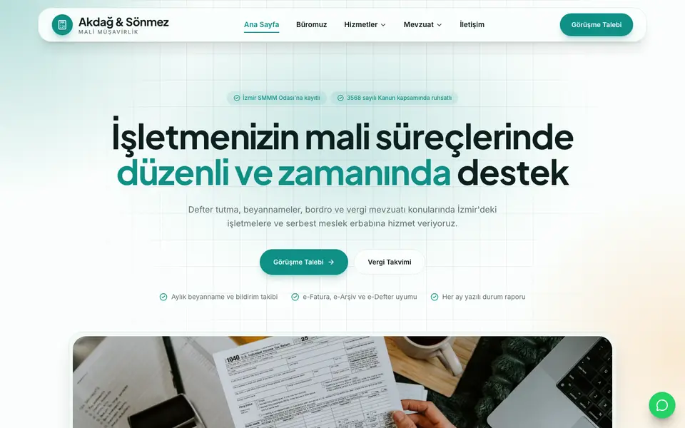 Mali Müşavirlik · Kristal şablonu
