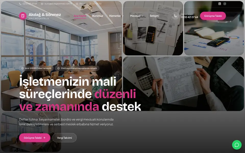 Mali Müşavirlik · Mozaik şablonu