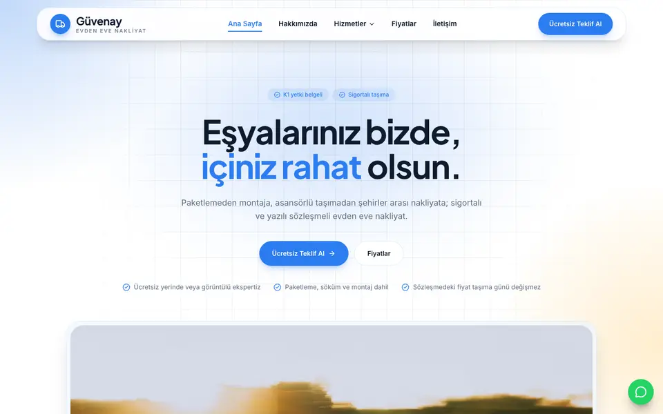 Evden Eve Nakliyat · Kristal şablonu