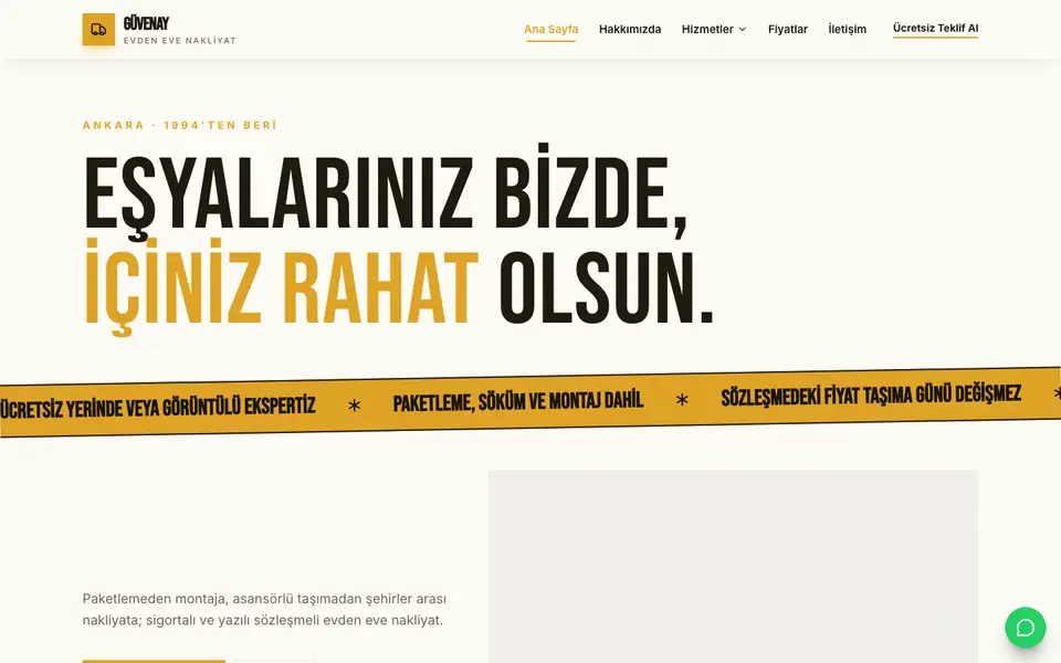Evden Eve Nakliyat · Poster şablonu