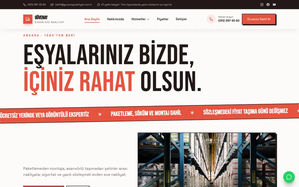 Evden Eve Nakliyat · Sokak şablonu