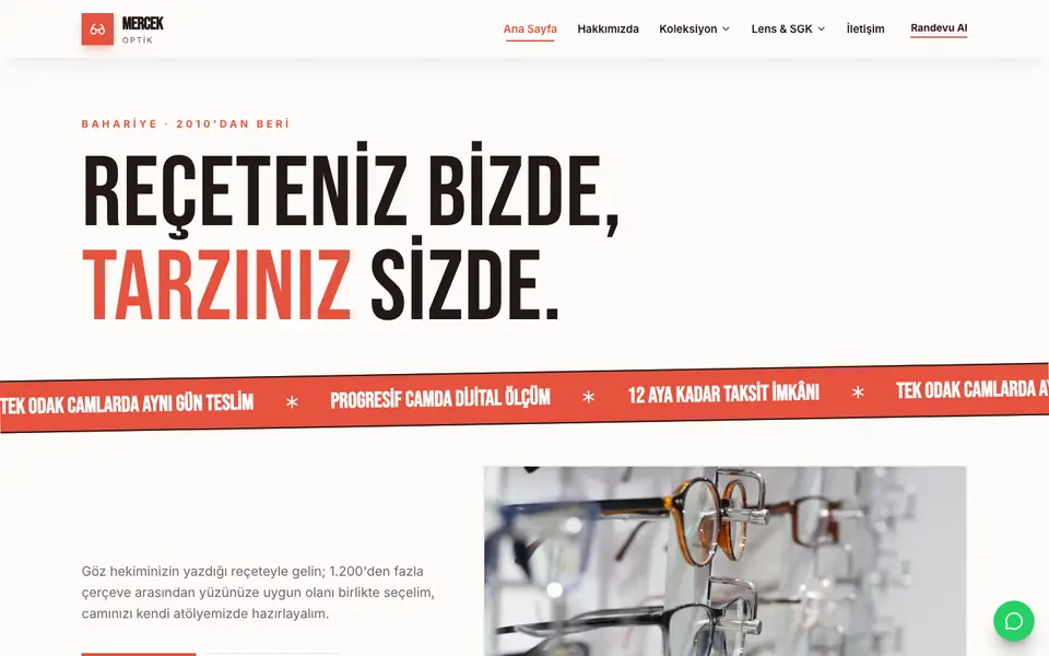 Optik · Poster şablonu